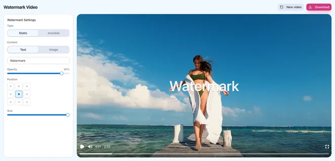 Watermark Video